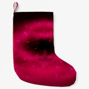 Abstrakte rosa fraktale Komposition. Magische Expl Kleiner Weihnachtsstrumpf
