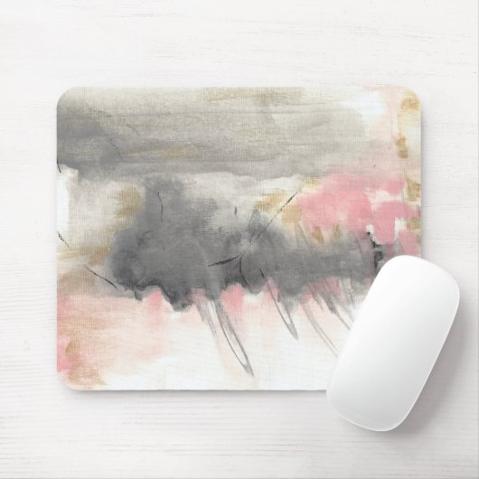 Abstrakte Rosa-Kunst Mousepad (Mit Mouse)