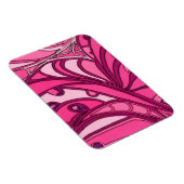 Abstrakte rosa Lackierung Magnet (Rechte Seite)