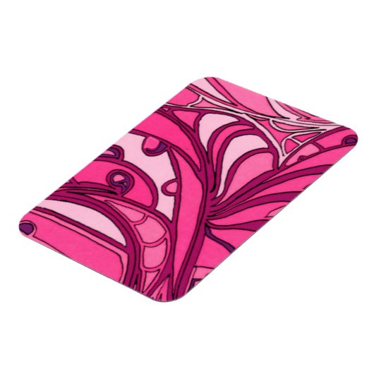 Abstrakte rosa Lackierung Magnet (Linke Seite)