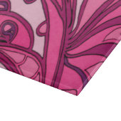 Abstrakte rosa Lackierung Schneidebrett (Ecke)