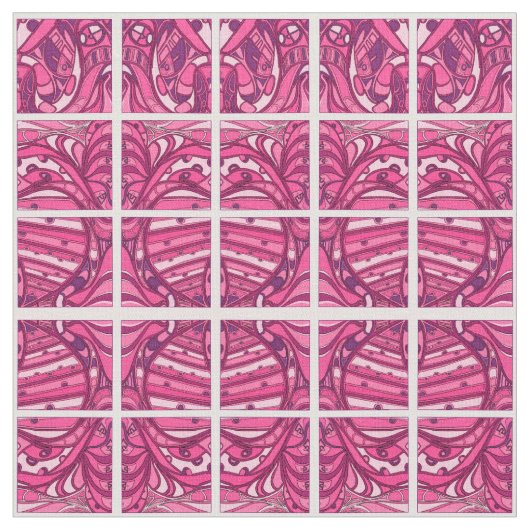 Abstrakte rosa Lackierung Stoff (Nahaufnahme)