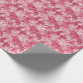 Abstrakte rosa Malerei Geschenkpapier (Ecke)