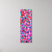 Abstrakte rosa Malerei Leinwanddruck (Vorderseite)