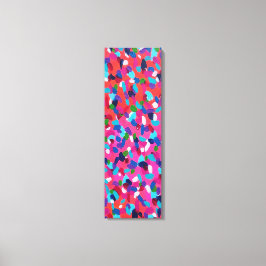 Abstrakte rosa Malerei Leinwanddruck