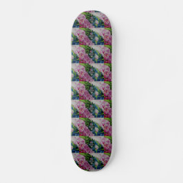Abstrakte Rosa Péonejine Skateboard