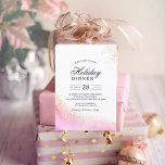 Abstrakte Rosa Pinselstriche und Gold Einladung<br><div class="desc">Abstrakte Rosa Pinselstriche und Gold</div>