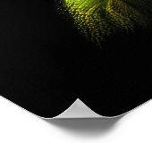 Abstrakte Rosa Rose Poster (Ecke)