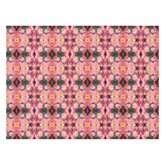 Abstrakte rosa Säue und Hummeln Tischdecke (Vorderseite (Horizontal))