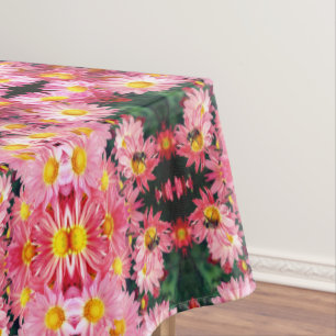 Abstrakte rosa Säue und Hummeln Tischdecke