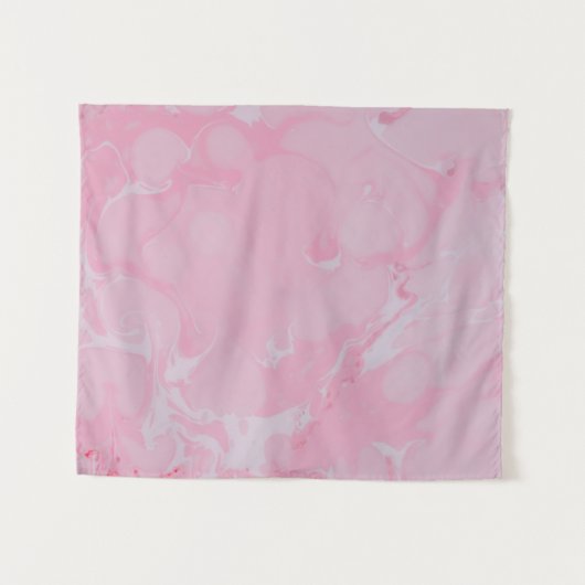 Abstrakte rosa Tapete Wandteppich (Vorderseite (Horizontal))