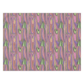 abstrakte rosa und grüne Formen Tischdecke (Vorderseite (Horizontal))