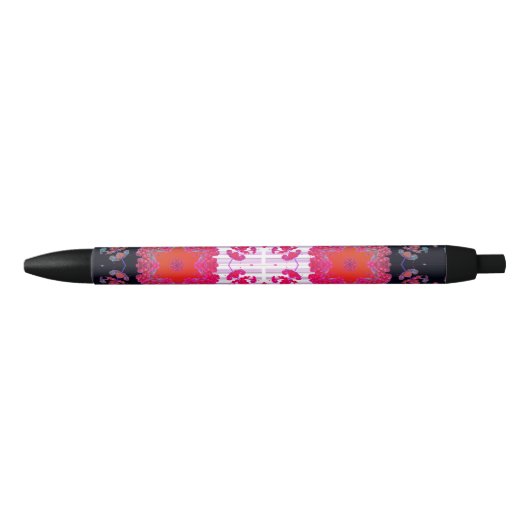 Abstrakte Rosa Var Symmetrie Kugelschreiber (Vorderseite)