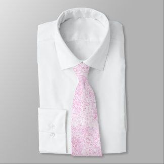 Abstrakte rosa webartige Tie-Dye-Krawatte Krawatte