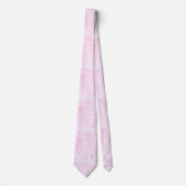 Abstrakte rosa webartige Tie-Dye-Krawatte Krawatte (Vorderseite)
