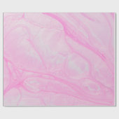Abstrakte rosa-weiße Malerei Geschenkpapier (Flach)