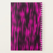 Abstrakte rosa Wellen modern Planer (Rückseite)