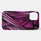 Abstrakte rosa wirbelnde Linien Case-Mate iPhone Hülle (Rückseite (Horizontal))