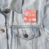 Abstrakte, rosafarbene, helle Punkte, feminine Ges Button (Beispiel)