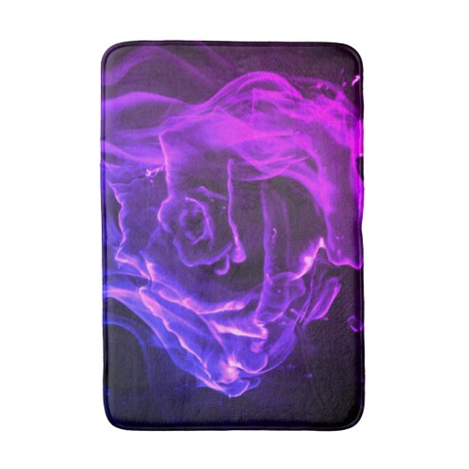 Abstrakte Rose Badematte (Vorderseite Vertikal)