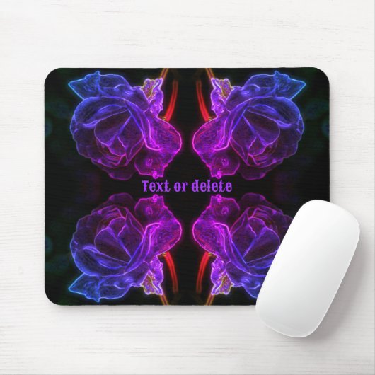 Abstrakte Rose Blume Personalisiert Mousepad (Mit Mouse)