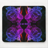 Abstrakte Rose Blume Personalisiert Mousepad (Vorne)