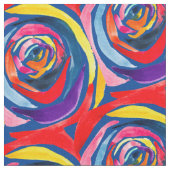 Abstrakte Rose Blume Pop Kunst Stoff (Nahaufnahme)