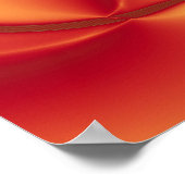 Abstrakte Rose, braun Poster (Ecke)