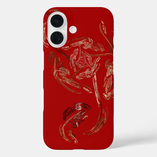 abstrakte Rose Case-Mate iPhone Hülle (Rückseite)
