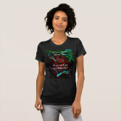 Abstrakte Rose Damen humorvollen Valentinschen T - T-Shirt (Vorne ganz)