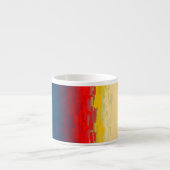 Abstrakte Rose Espresso Tasse (Vorderseite)