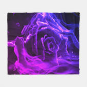 Abstrakte Rose Fleecedecke (Vorderseite (Horizontal))