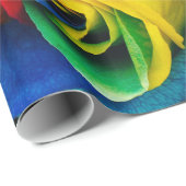 Abstrakte Rose Garten Elegante Geschenkpapier (Rolleneckpunkt)