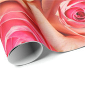 Abstrakte Rose Garten Elegante Geschenkpapier (Rolleneckpunkt)
