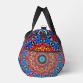 Abstrakte Rose Geometrisches Duffel-Bag Duffle Bag (Rechts)