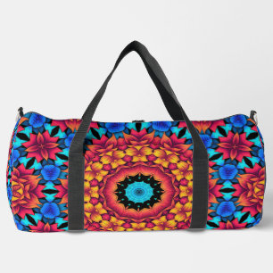 Abstrakte Rose Geometrisches Duffel-Bag Duffle Bag