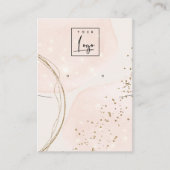 Abstrakte Rose Gold-Fußball-Sammelwerbung Visitenkarte (Vorderseite)