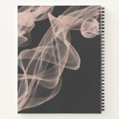 Abstrakte Rose Gold Glitzer Tasche Notizblock (Rückseite)