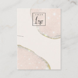 Abstrakte Rose Gold Necklage Band Logo-Anzeige Visitenkarte