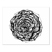 Abstrakte Rose Gummistempel (Prägung)