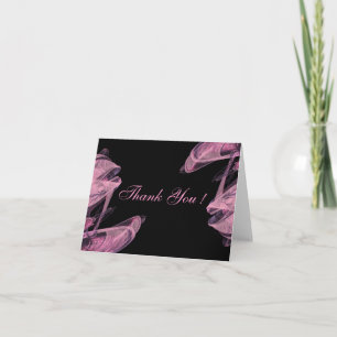 Abstrakte Rose Hochzeitslehre Dankeschön Karten