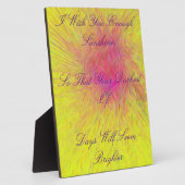 Abstrakte Rose "I want you Enough" Fotoplatte (Seite)