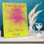 Abstrakte Rose "I want you Enough" Fotoplatte (Seite)