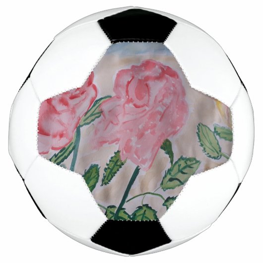 Abstrakte Rose im Sommer Fußball (Vorderseite)