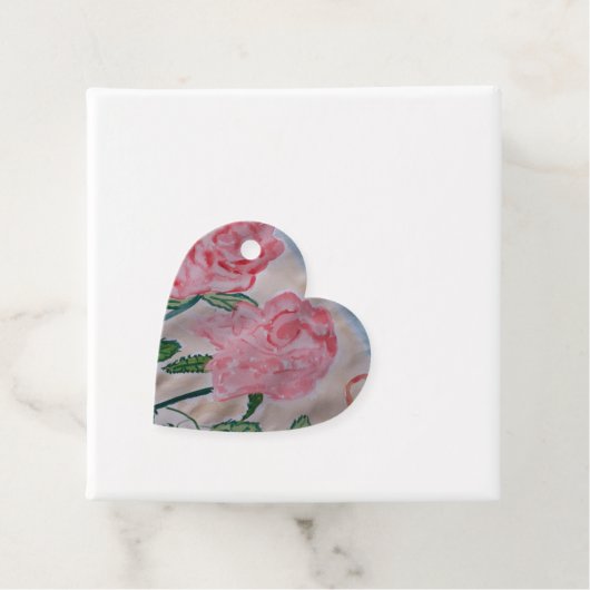 Abstrakte Rose im Sommer Geschenkanhänger (Beispiel)