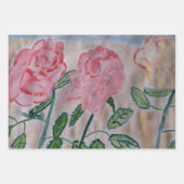 Abstrakte Rose im Sommer Geschenkpapier Set (Vorderseite 2)
