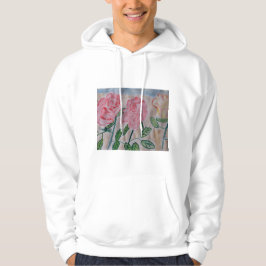Abstrakte Rose im Sommer Hoodie