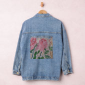 Abstrakte Rose im Sommer Jeansjacke (Hangar)
