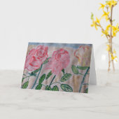 Abstrakte Rose im Sommer Karte (Gelbe Blume)