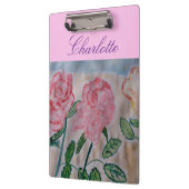 Abstrakte Rose im Sommer Klemmbrett (Links)